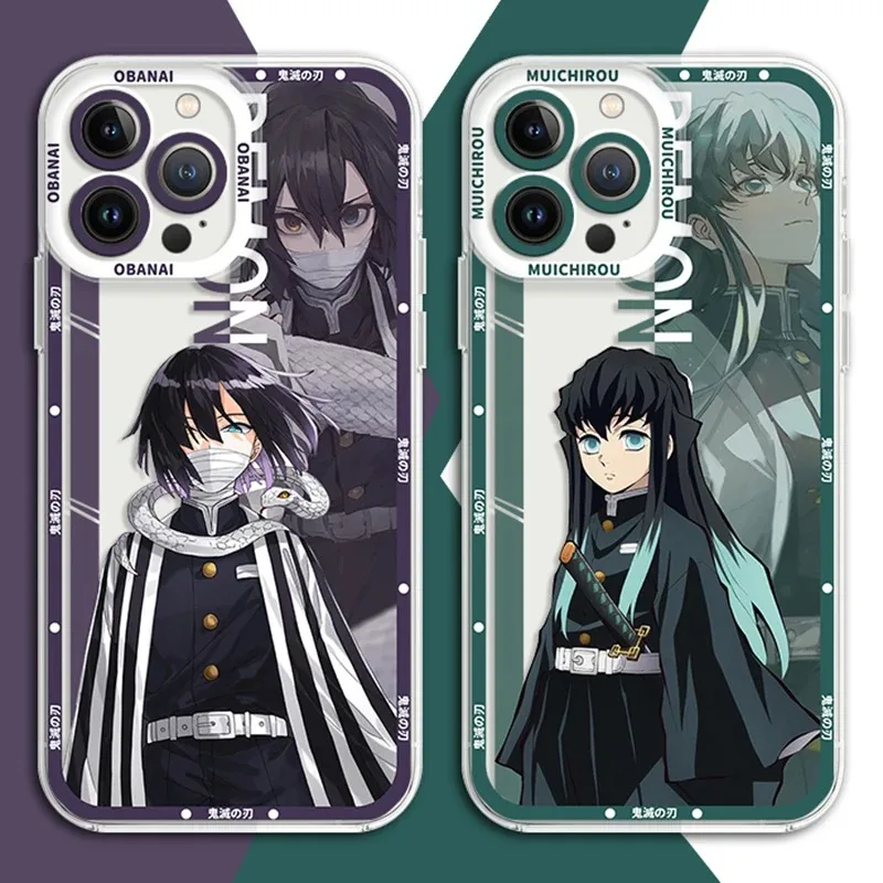 Anime Demon Slayer Case For Xiaomi 13T 12T 11T 10T 14 13 12 11 Lite 5G NE POCO F6 X6 Pro X3 NFC X5 X4 GT F3 F4 F5 M6 M5S C65