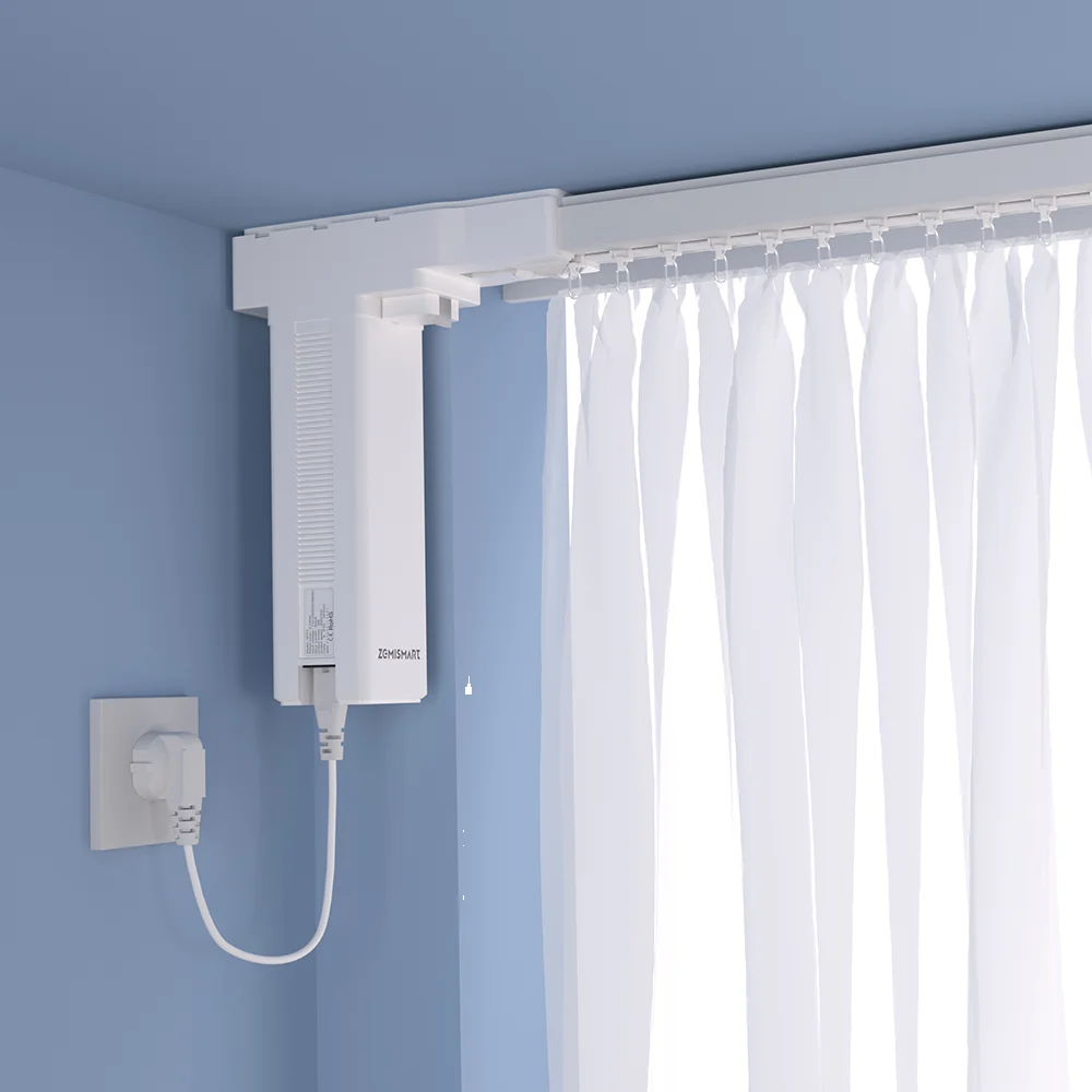 For Zemismart HomeKit SmartThings Google Home APP Control Siri Voice Control Home Electronic Slide Curtain Matter Thread Home