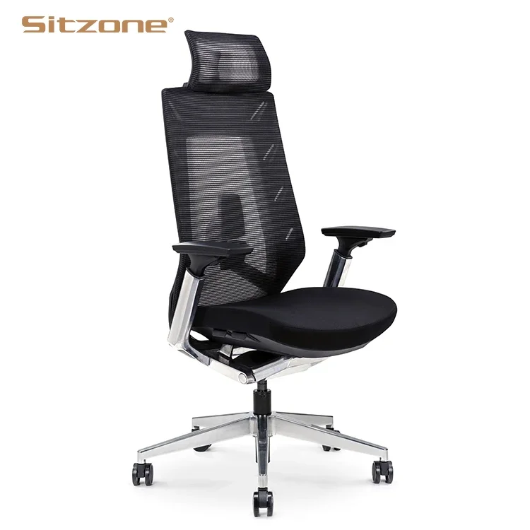 ENOVA Black Swivel Ergonomic Office Chairs Boss Executive Reclining  Chair ergo sillas