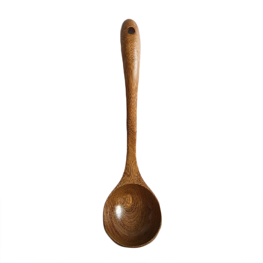 

Wooden Chicken Soup Spoon Ladle Spoons Stirring Slotted Cooking Kitchen Utensils Wooden Craft High Temp Resistant