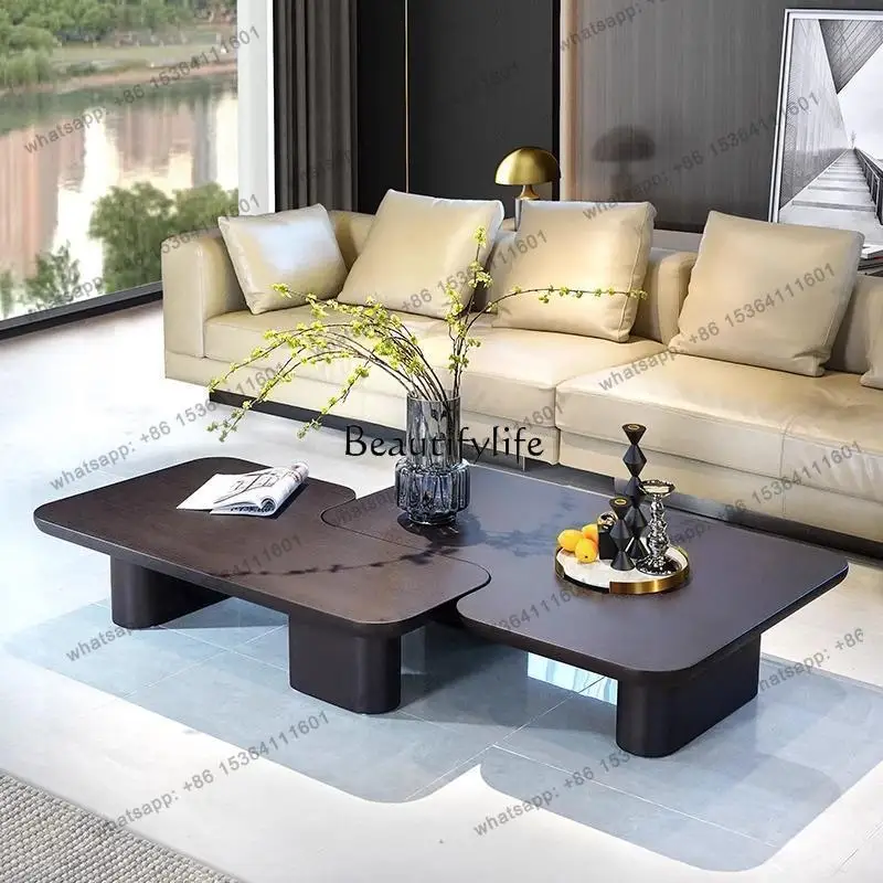 

D30Living room small apartment coffee table light luxury modern simple high-end combination