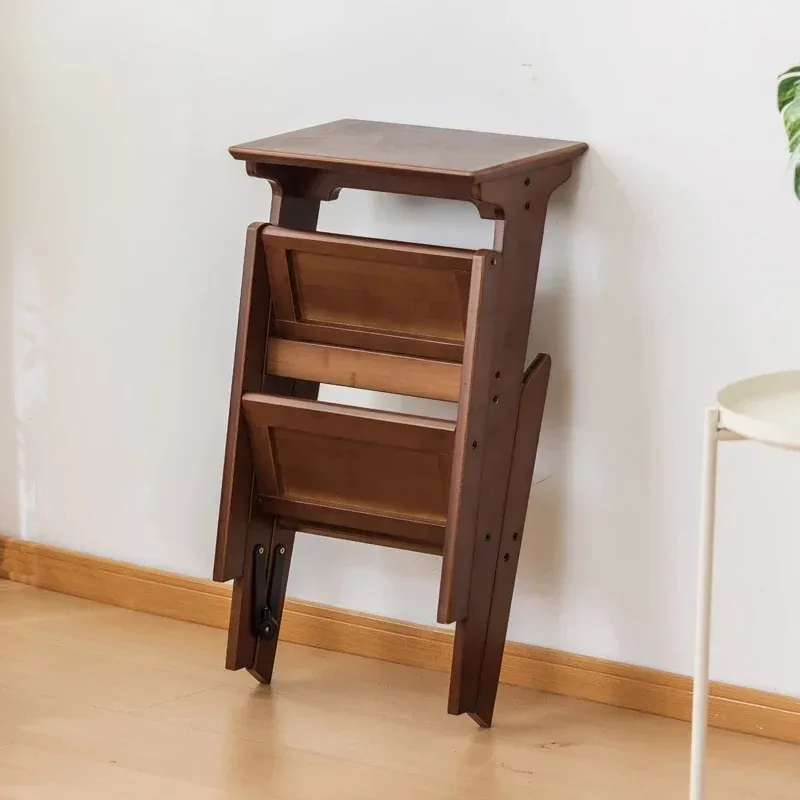 Home Multifunctional Foldable Ladder Creative Porch Change Shoe Stool Kitchen Furniture Living Room 2 Step Ladder Storage Rack