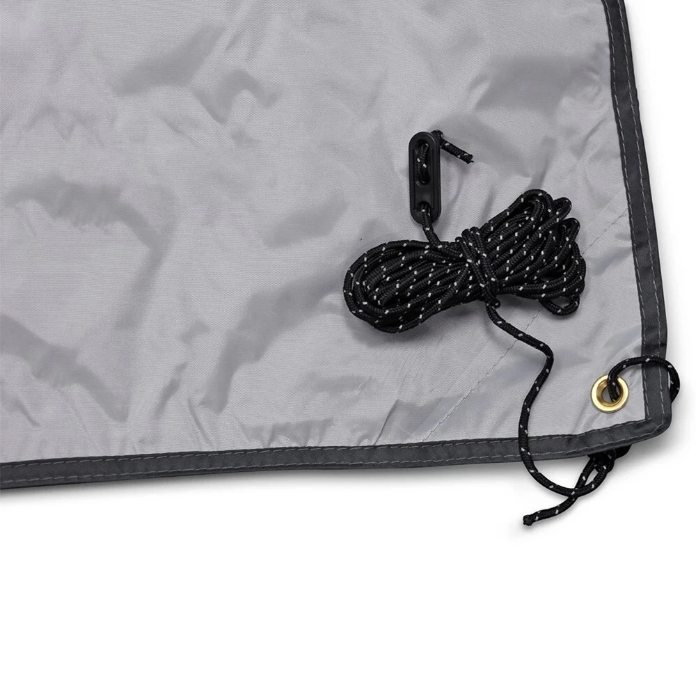 3x2.4m RV Camping Sunshade Awning With Keder Piping Attachment Canopy Sun Sail Accessories For Caravan Motorhome Camper
