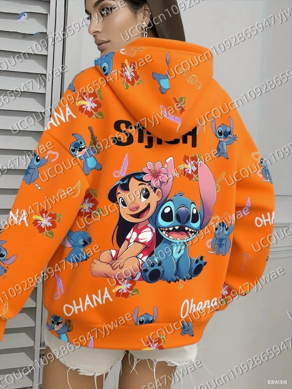 2025 المرأة ثلاثية الأبعاد الكرتون غرزة مقنعين هوديي الشتاء النساء مقنعين في الهواء الطلق كل مباراة هوديي الإناث فتاة بلايز النساء الملابس