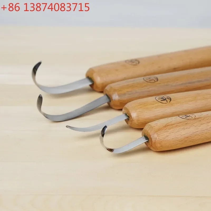 Carving knives Handmade wood carving knives Spoon knives Woodworking High carbon steel