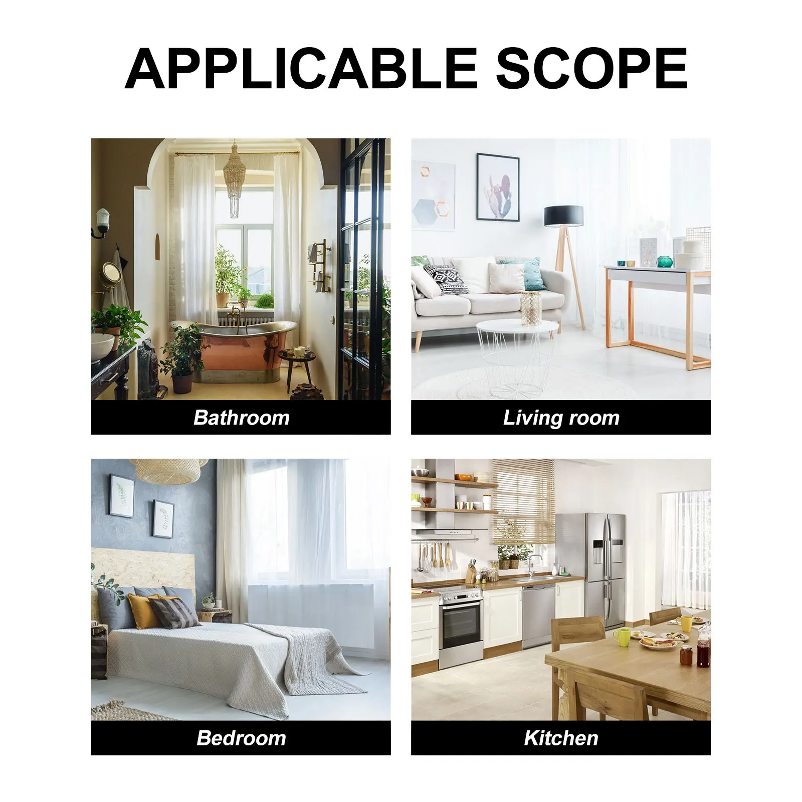 

Adjustable Tension Curtain Rod Shower Stainless Steel Pole Telescoping 30-45Cm Spring Loaded Non-Slip Wall Mounted Multipurpose