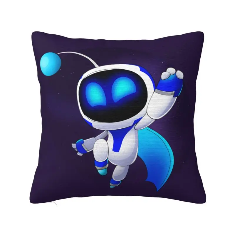 Custom A-Astro Bots Game Cushion Cover Home Decorative 3D Printing Throw Pillow Case for Sofa Two Side