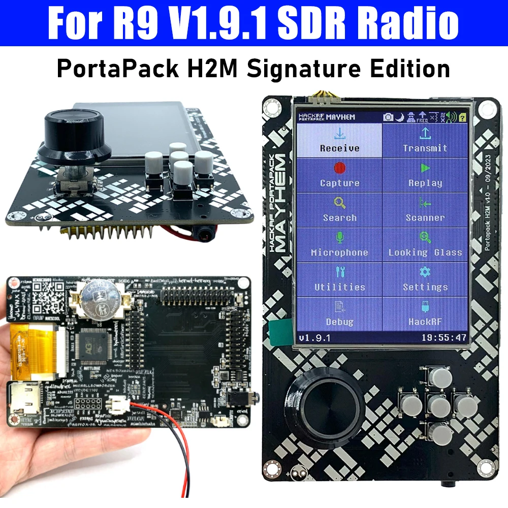 Sdr Software Defined Radio Hackrf - PortaPack H2M Signature Edition SDR Software