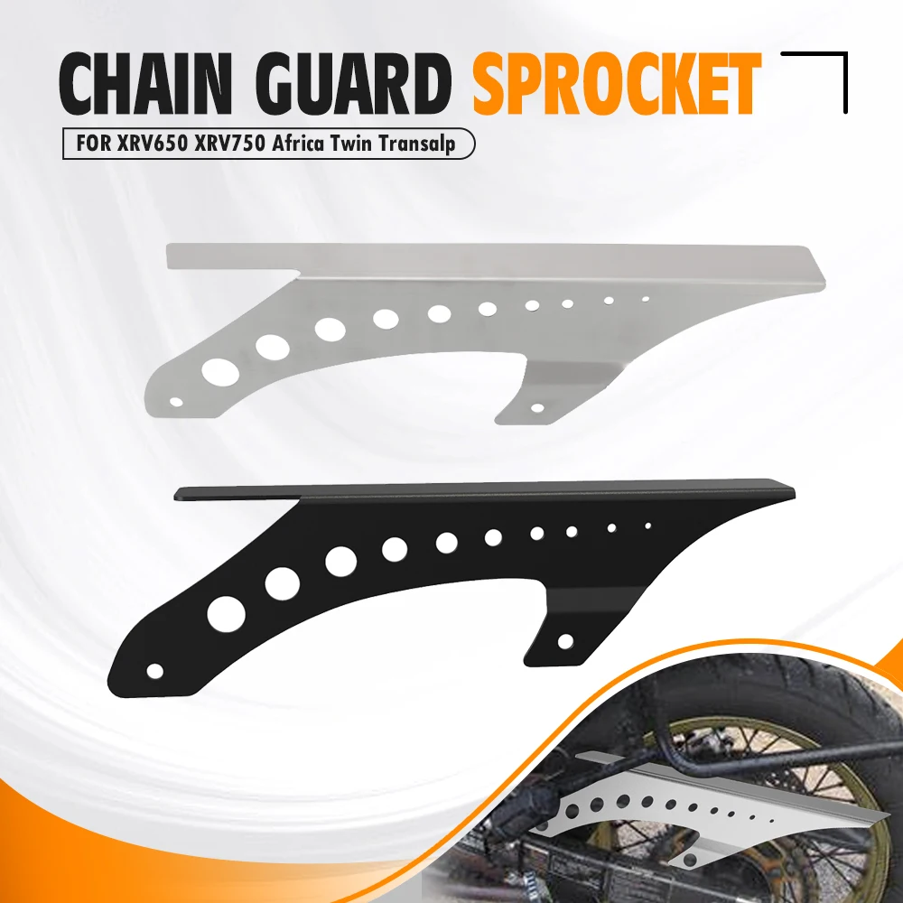 

FOR Honda XL 650 700 600 V XL650V XL700V XL600V Transalp 1987-2012 2011 Chain Guard Cover Protection XRV650 XRV750 Africa Twin