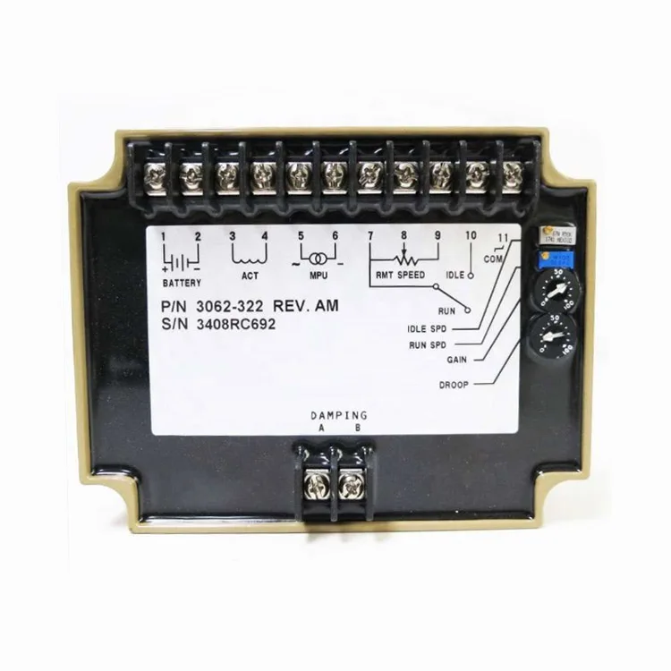 Unidad de motor K50 K38, controlador de control de velocidad del generador, 24v, ECM, 3062322