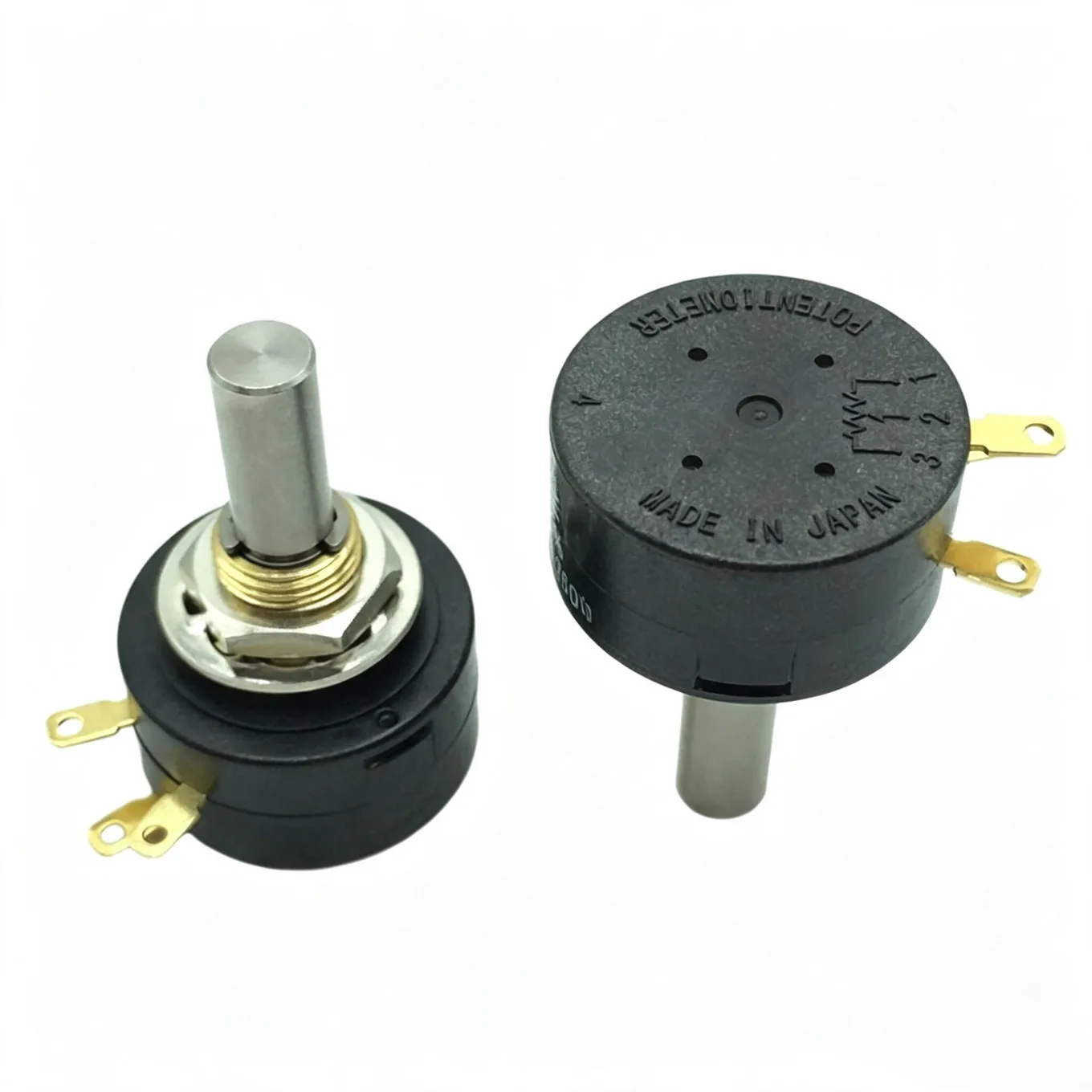 Original New 100% Conductive Plastic Potentiometer FCP22E 1K 2K 5K 10K Single Turn 360-Degree Infinite Rotation (SWITCH)