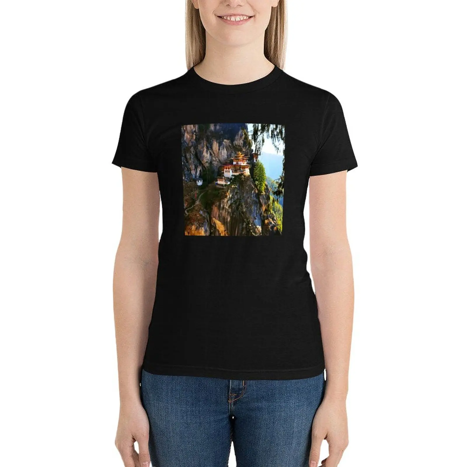 Tiger's Nest Bhutan t-shirt estetyczny kawaii ubrania kobieca odzież estetyczna t shirt damski