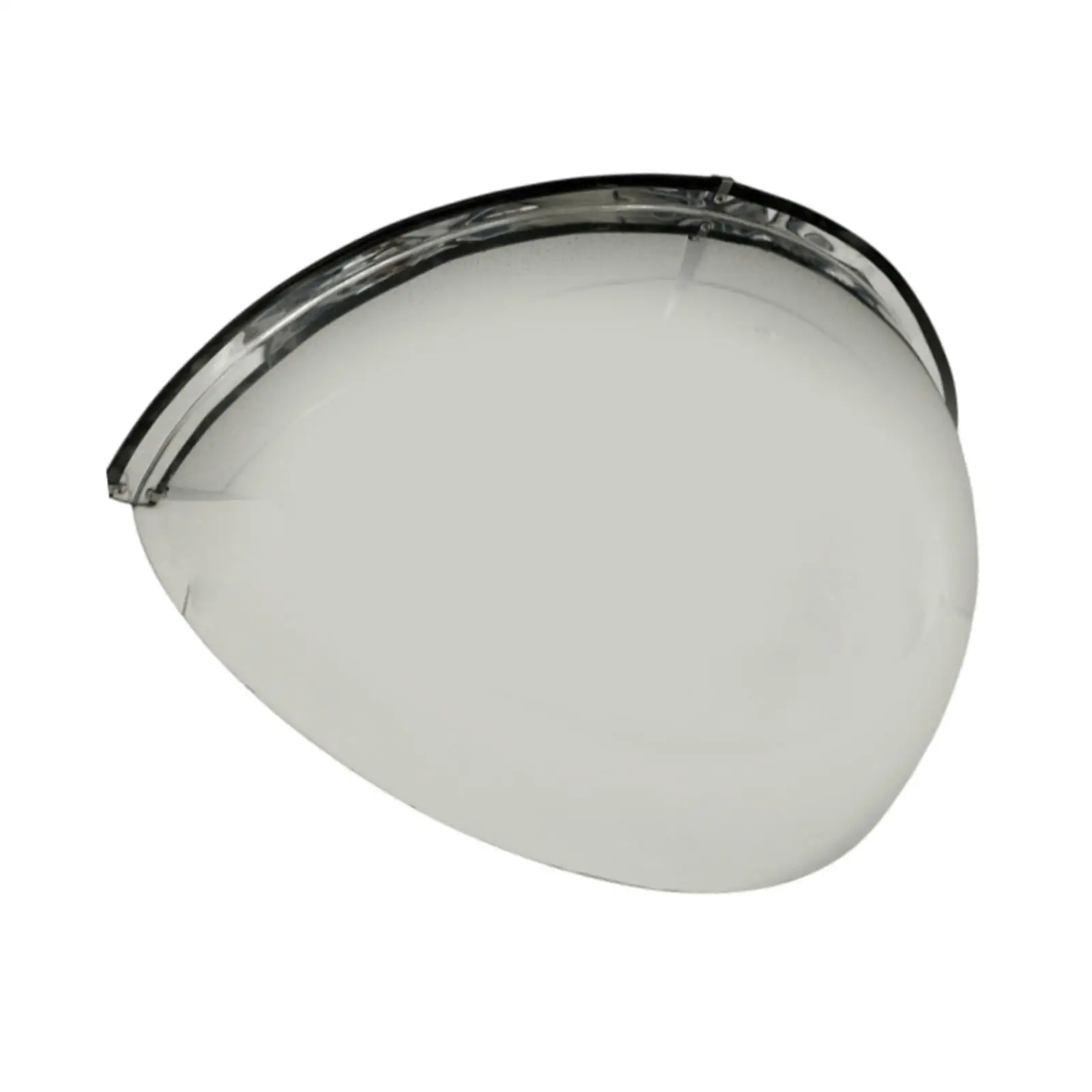 Half Dome Mirror Convex Mirror, 180 Degree Viewing Angle Accessories for Garages Office Use Road Warehouse Supermarkets