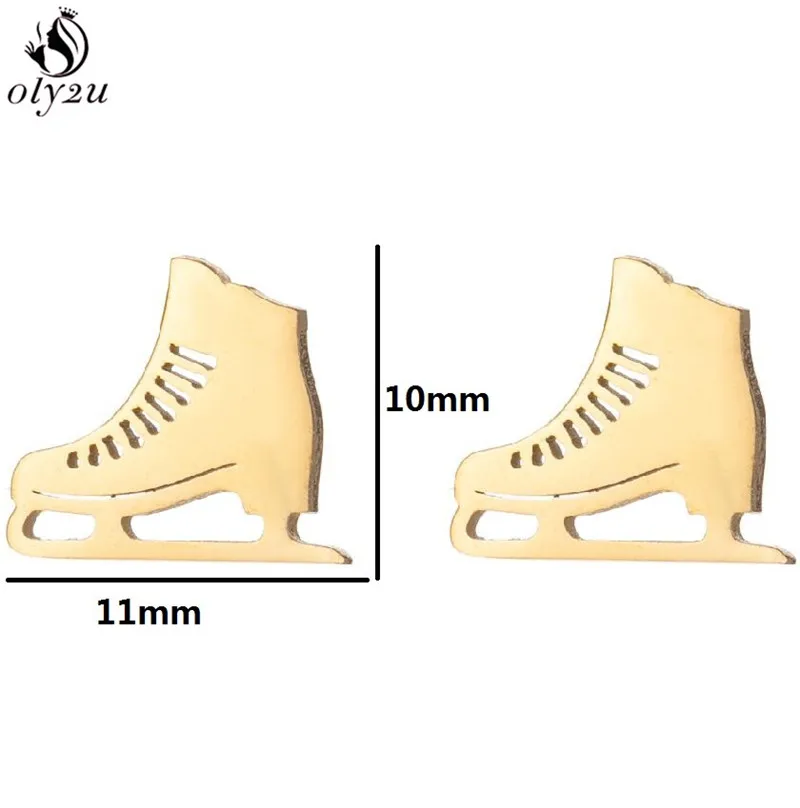 Fashion Sport Stainless Steel Archery Bicycle Earring Rugby Baseball Ear Jewelry Girls Dart Skiing Earrings Gifts Accessories