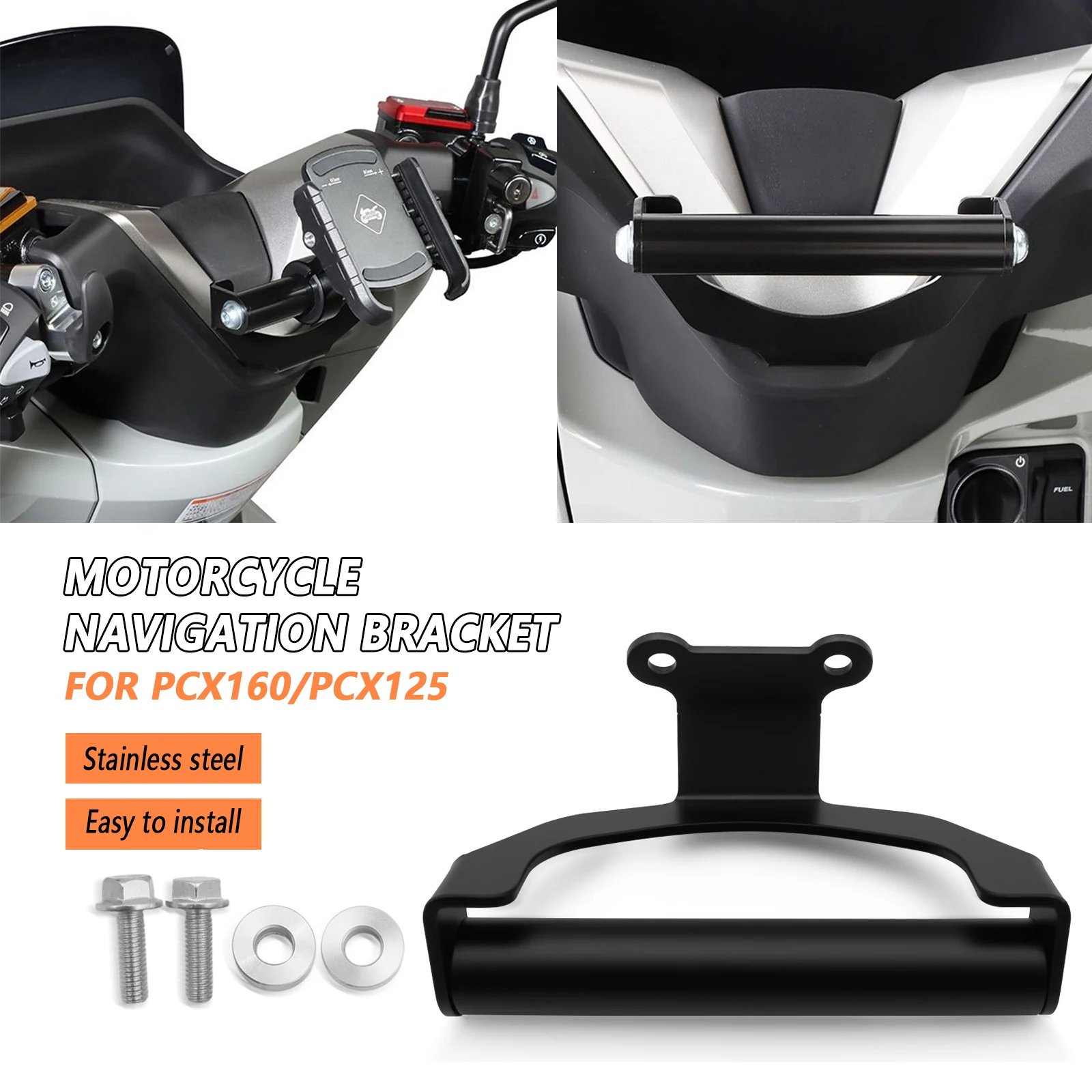 

For GPS Plate Support PCX160 2025 PCX125 2025 pcx 160 pcx 125 Motorcycle Navigation Bracket Stand Holder Phone Mobile Phone