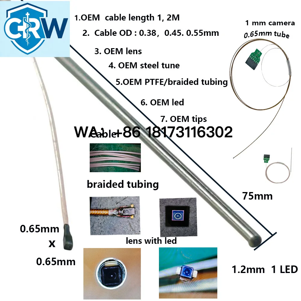CRW Custom Medical     Tiny  Small  Mirco  1mm  Cupechip CMOS Sensor 400x400p  1mm Phone