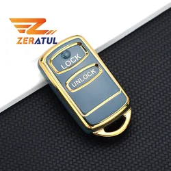 TPU Car Remote Control Key Shell Case Fob Cover per Mitsubishi Pajero V73 Galant Montero Sport Lancer Outlander accessori