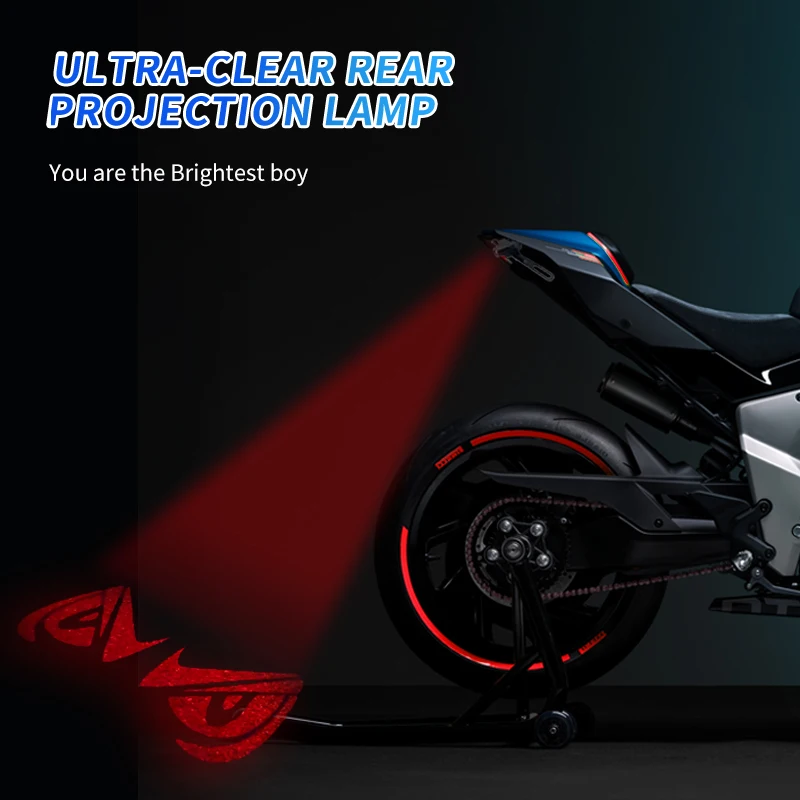 Devil's Eye Motorcycle LED Projection Light Electric Modification Welcome Decoration Anti-collision Laser Light Warning Lights