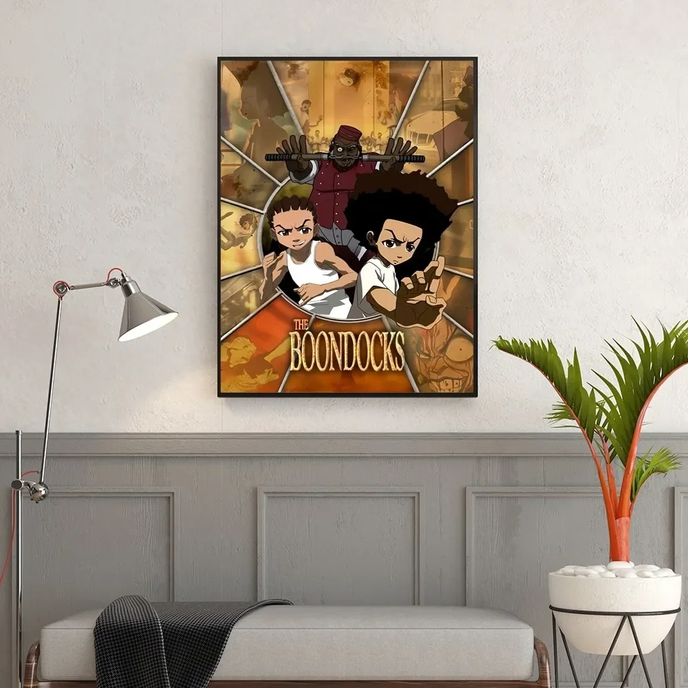 The Boondock Cartoon Poster Self-adhesive Art Poster Retro Kraft Paper Sticker DIY Room Bar Cafe Vintage Decorative Painting