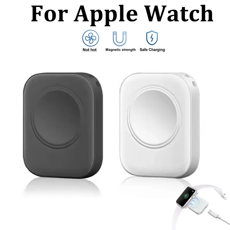 شاحن لاسلكي سريع مغناطيسي لساعة أبل سلسلة 9 8 7 6 5 نوع C L كابل تحويل شاحن لسلسلة iWatch 4 3 2 1 شاحن #1