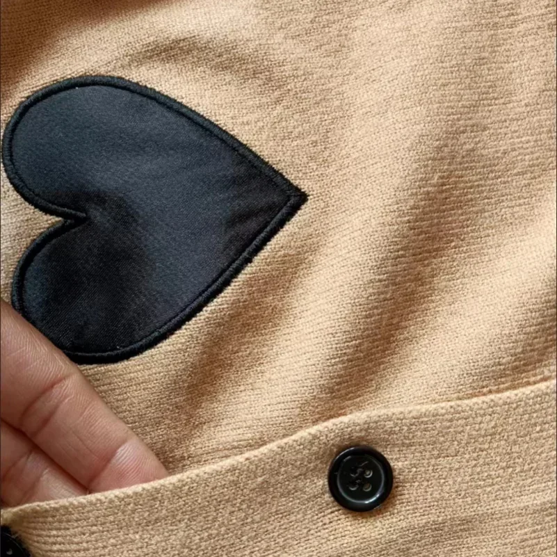 Spring Autumn Girls Jumpers Love Khaki Toddler Boys Tops Sweater Cardigan Children's Sweater Children Clothing Baby-clothes image 3