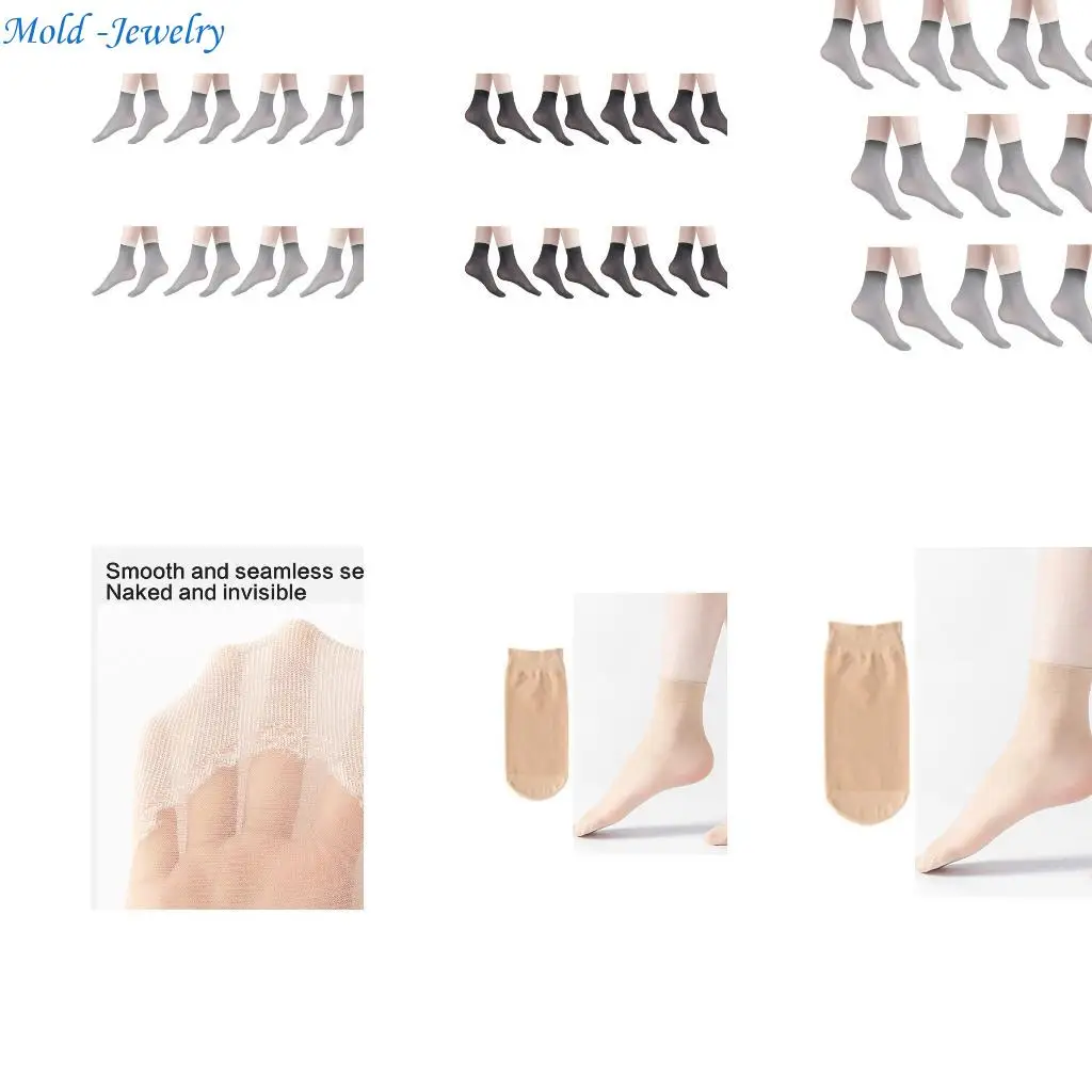 

69HB 10PAIR SUMMENT Нейлоновые носки Anti -Rangs Heathable Socks для женщин