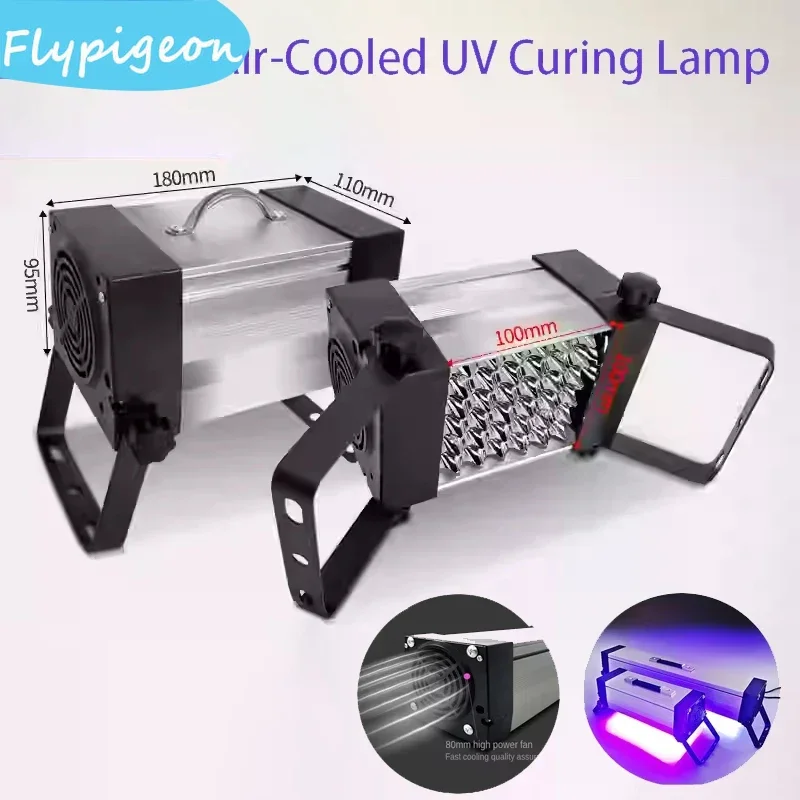 700W 800W UV Curing Lamp 365nm 395nm 405nm อัลตราไวโอเลต UV ไฟเรืองแสงการตรวจจับ Shadowless กาวน้ํามันสีเขียว UV Curing Light