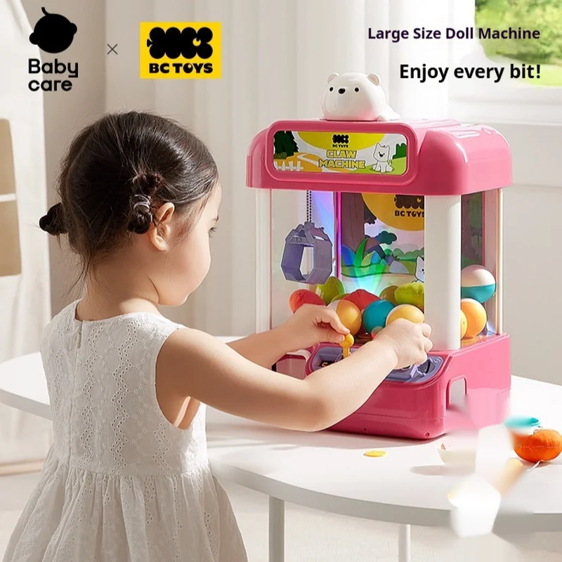 

Игровой автомат Babycare BC Toys Mini Claw Machine со звуковыми и световыми эффектами, домашний призовой автомат для кукол и игрушек, подарок на день рождения для мальчиков и девочек