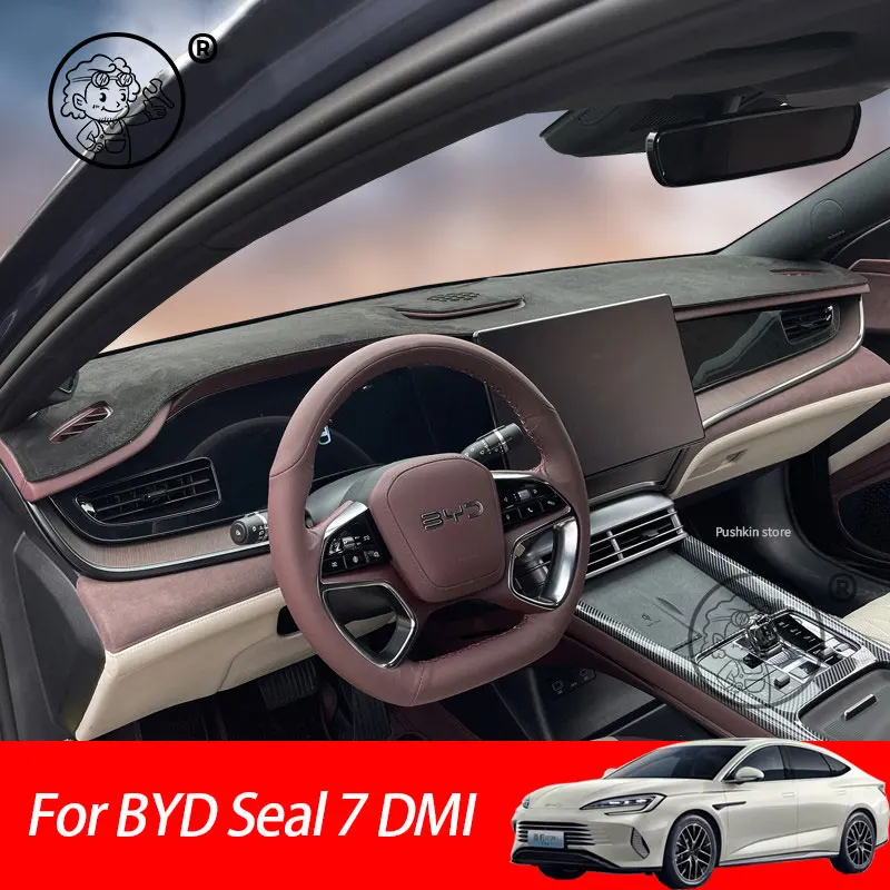 

For BYD Seal 7 DMI SEAL 07 DMI 2025 2026 Car Dashboard Cover Instrument Panel Mat Sun Shade Anti-slip Carpet Pad Accessories