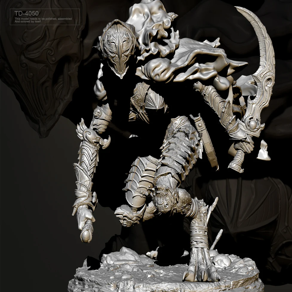 55mm 75mm Resin figure model kit DIY colorless and self-assembled TD-4050