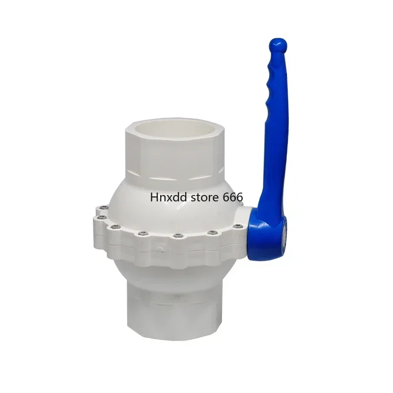 110-160 large flow plastic socket ball valve pvc water pipe accessories