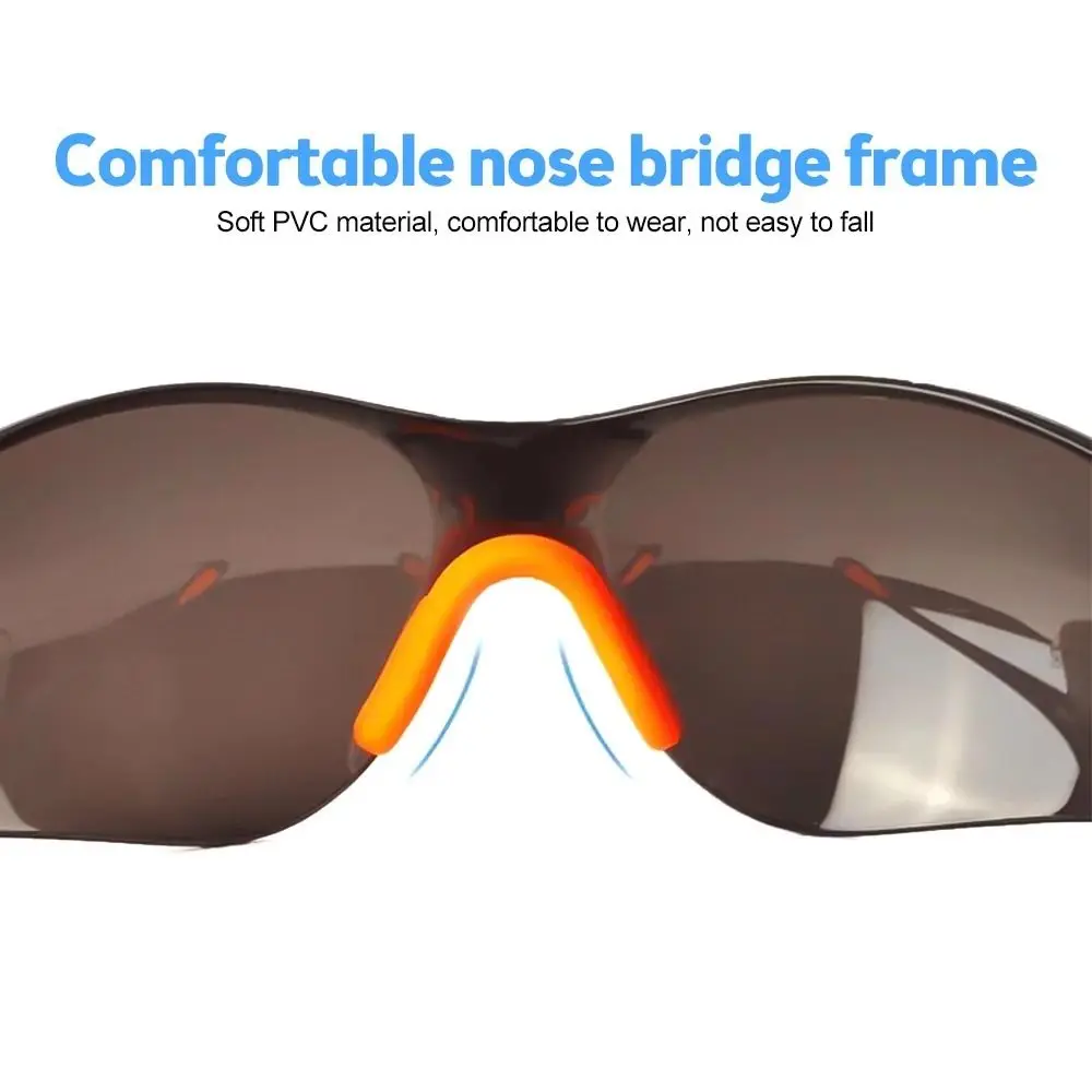 نظارات أمان شفافة نظارات واقية للرجال والنساء مقاومة للخدش والصدمات لحماية العين لمختبر العمل