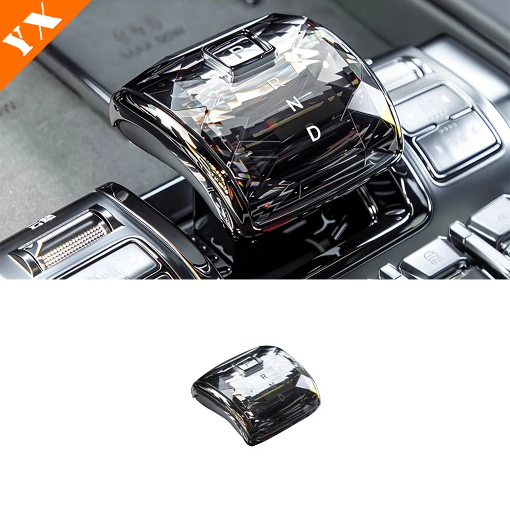 

For BYD leopard 5 leopard 8 titanium 3 accessories Replacement Product Crystal Car Gear Shift Handle Knob Frame Decor Cover Trim