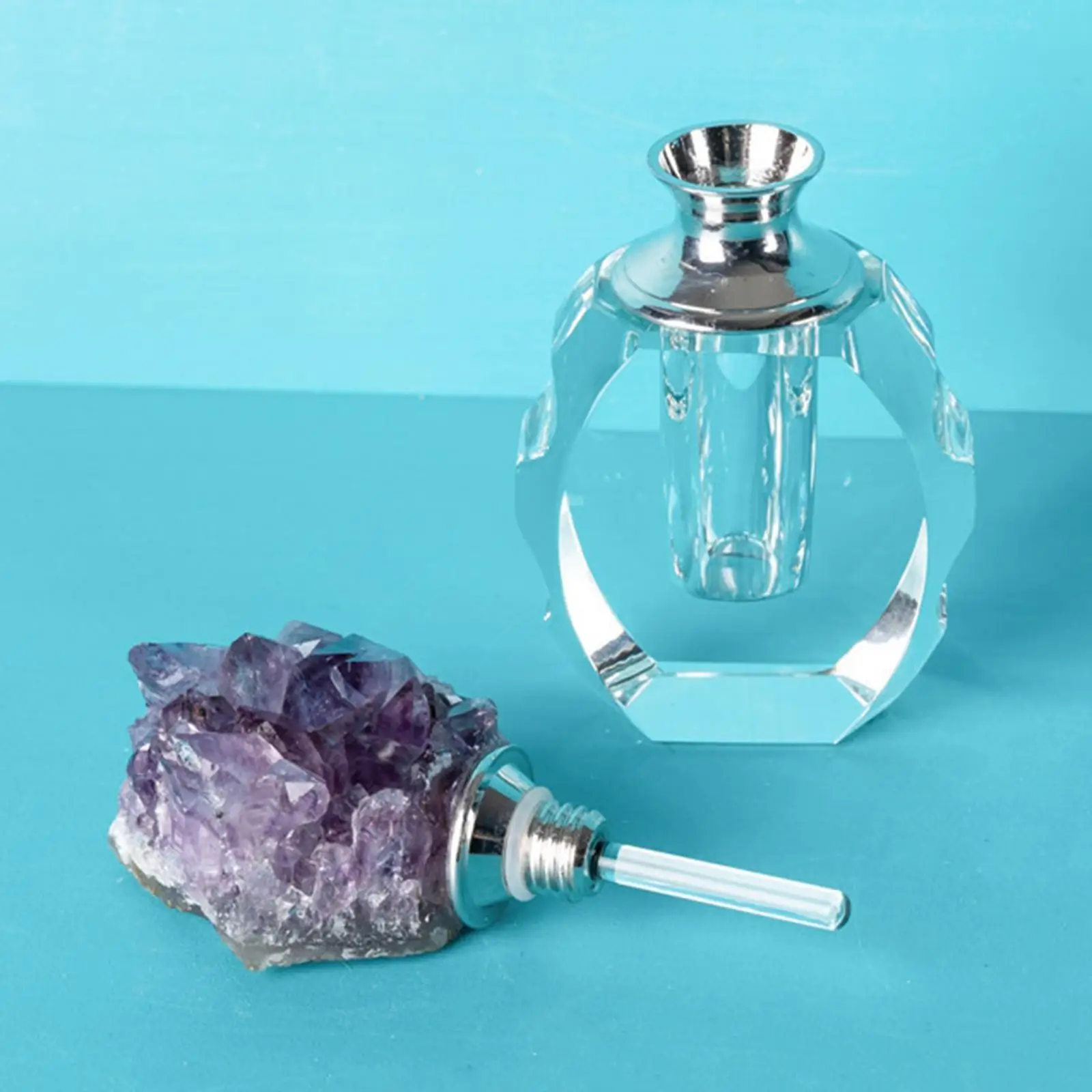 Refillable Crystal Empty Perfume Bottle Portable Container Ornament Home Wedding Decor Xmas Gifts