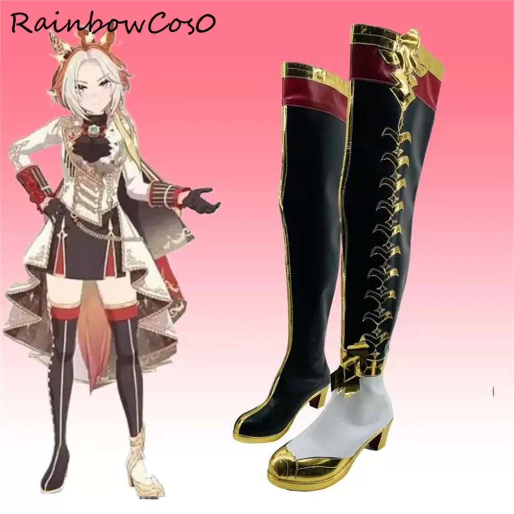 Orfevre Pretty Derby Umamusume Cosplay Shoes Boots Game Anime Party Halloween Christmas RainbowCos0 W4127