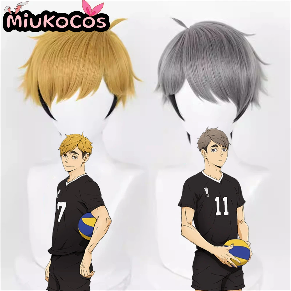 IN STOCK Miya Osamu Miya Atsumu Cosplay Wig MiukoCosplay Anime Haikyu!! Cosplay