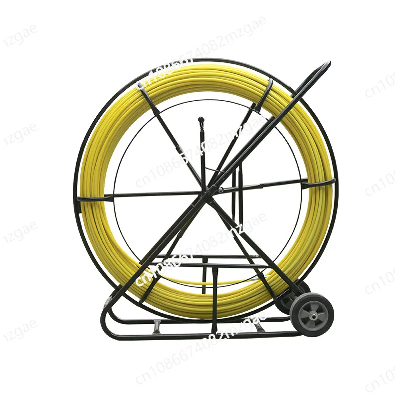 FRP threading device steel wire cable lead pipe dredging