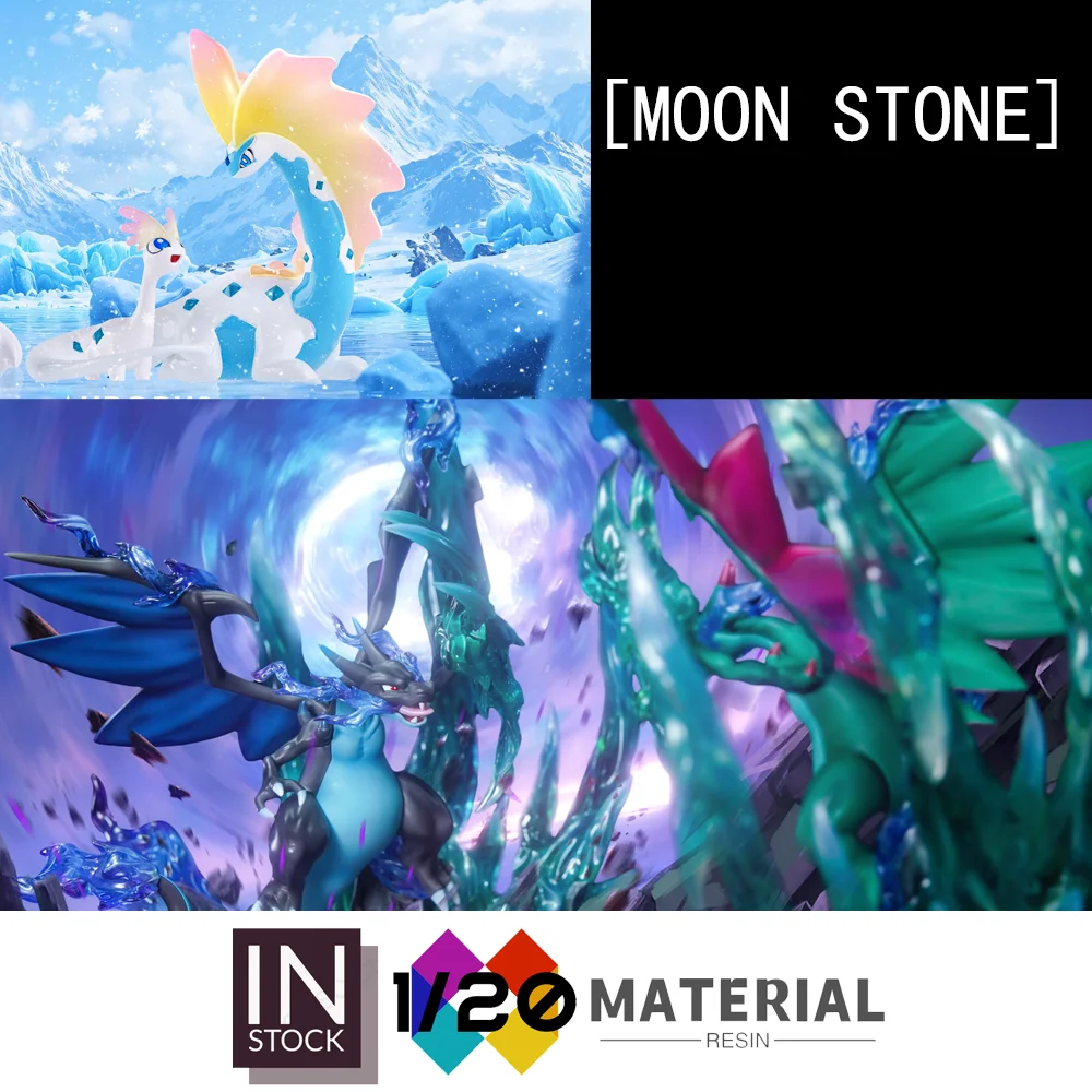 

[PREORDER]1/20 Resin Scale World [MOON STONE] [PGroup2 ]Amaura & Aurorus MegaCharizard-X