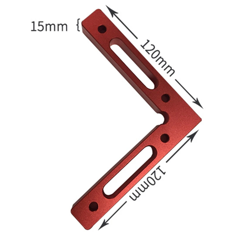 Imagem -06 - Alumínio Alloy Posicionamento Grampos para Carpintaria Posicionamento Régua 90 Graus Precise Clamping Square Direito Ângulo Grampos Canto Posicionamento Fixture