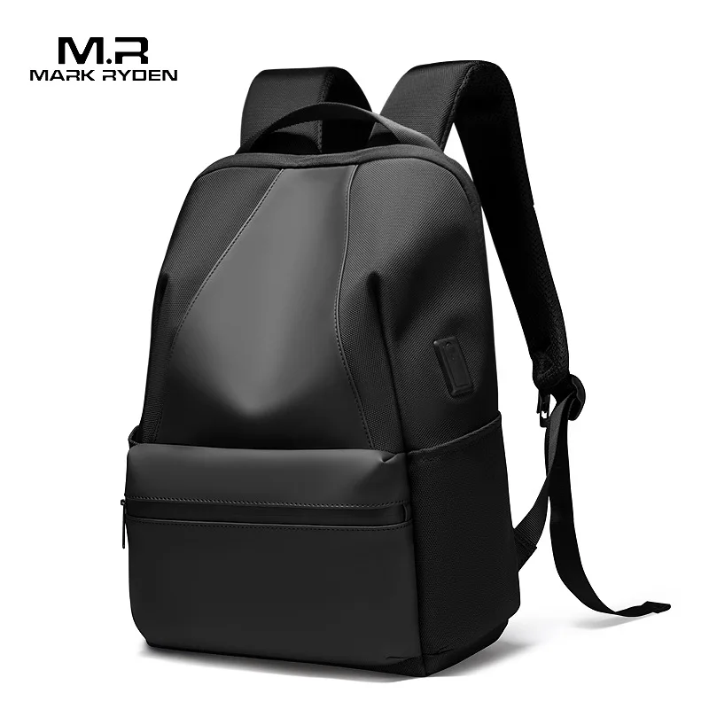 Marco Leiden backpack, men's trendy and fashionable student backpack, lightweight travel computer bag, large capacity men's bag