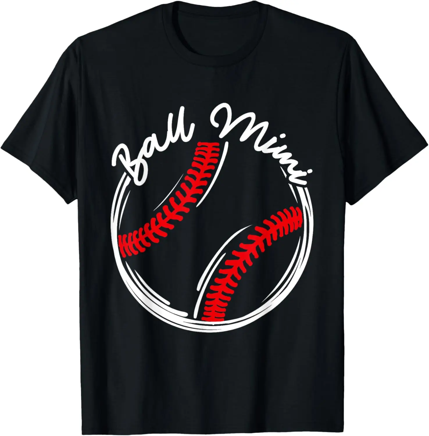 

Funny Family Mothers Day Baseball Mimi Baseball Lover T-Shirt