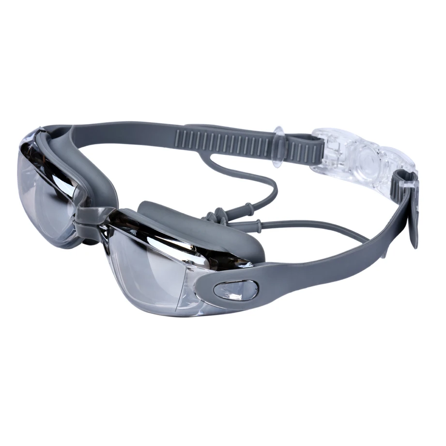 Adult Swimming Goggles High-Definition Anti-Fog Men and Women Professional Waterproof Earplugs Swimming Goggles