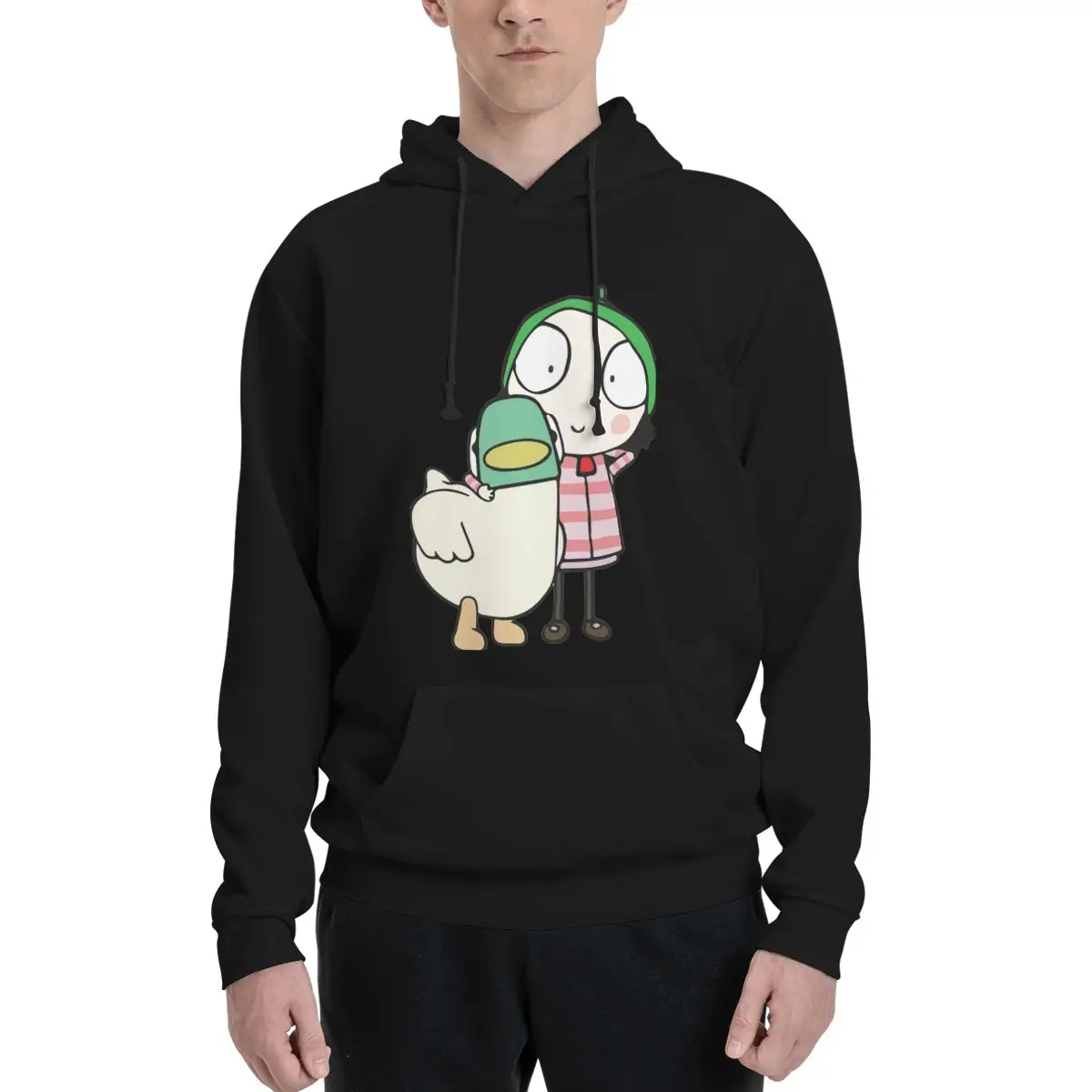 

Sarah And Duck Having Fun Hoodies Men Women Casual Pullover Sweatshirts Hip Hop Long Sleeve Clothing Autumn Winter