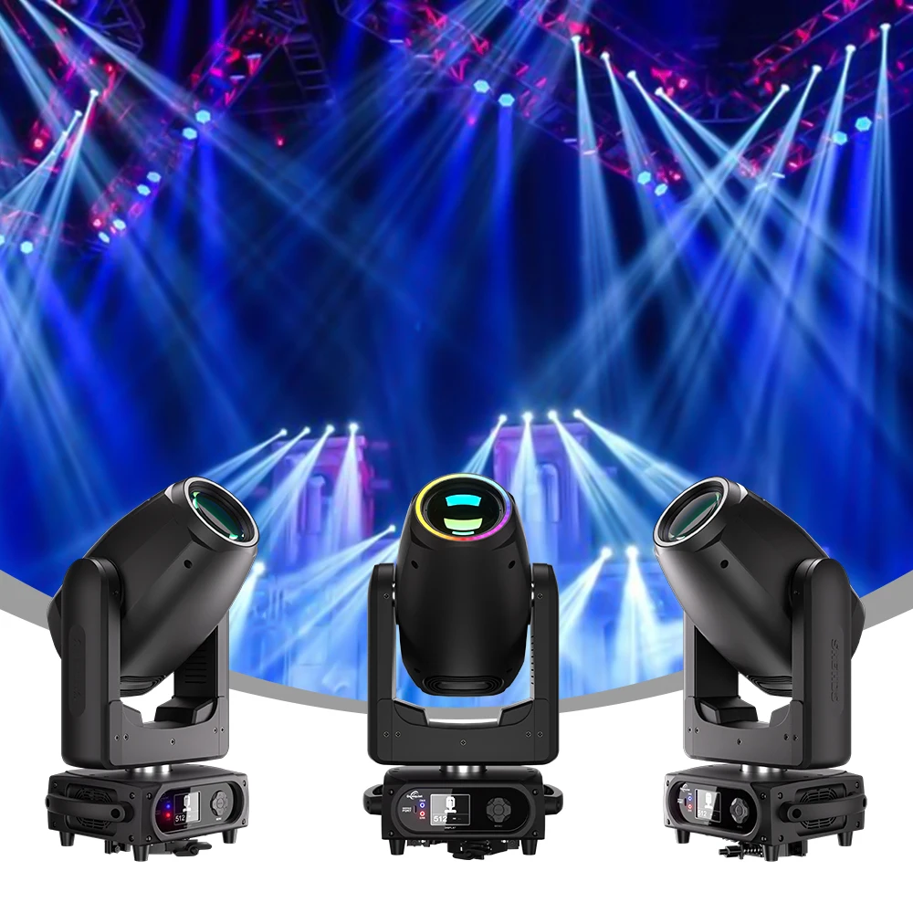 SHEHDS 200W 300W BSW 3in1 LED Moving Head Beam Spot Wash Zoom Stage Light Effect Professional For DJ Disco Wedding Party DMX512