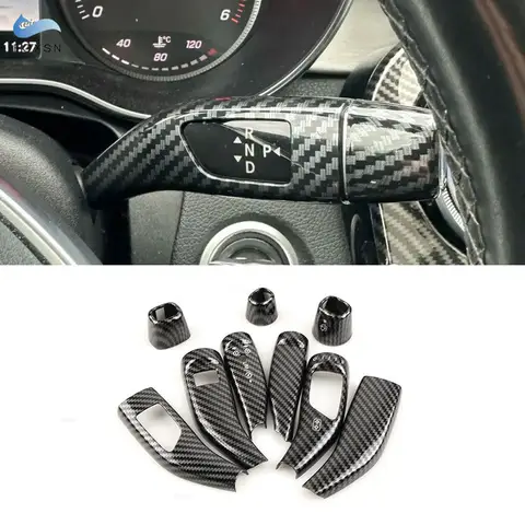 Для Mercedes Benz A B C E S G V GLE W176 W246 W204 W205 W212 W213 X253 X156 W463 X166 Автомобильный рычаг переключения стеклоочистителя Круизная крышка Накладка