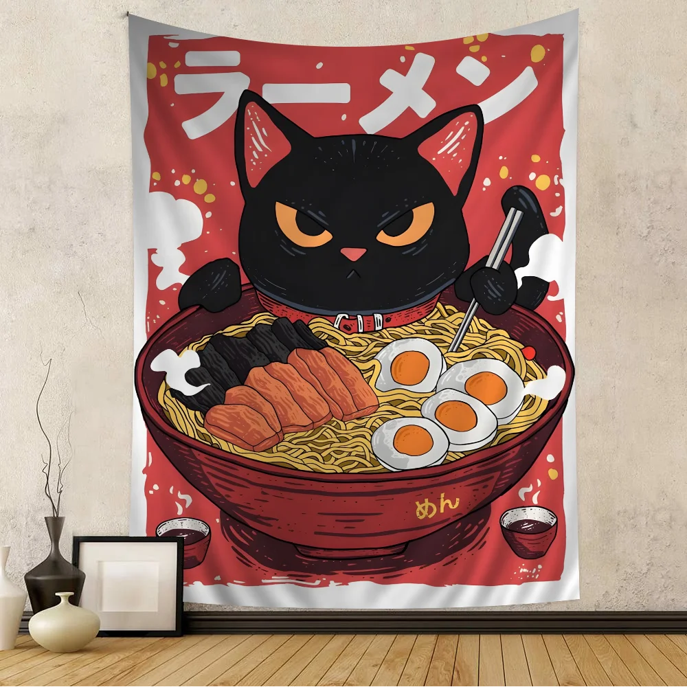 

Japanese Cat Hanging Bohemian Tapestry Bohemian Wall Tapestries Mandala Cheap Hippie Wall Hanging