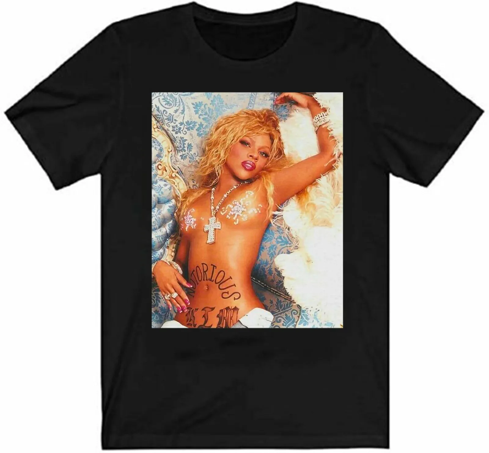 

Сексуальная футболка Lil Kim, размер S, M, L, 234XL LI122