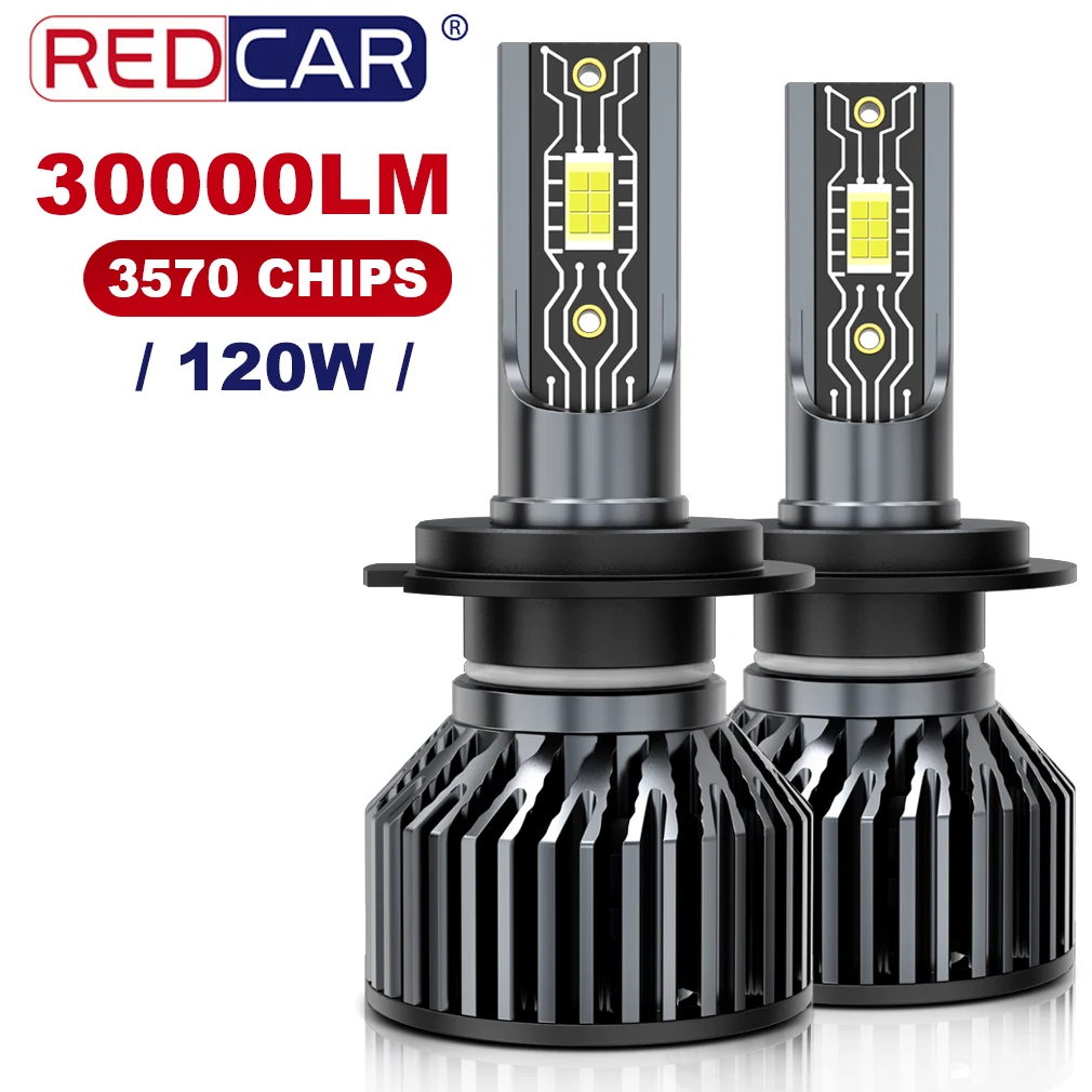 

Мини-автомобильная фара H1 H4 светодиодный передняя фара H7 светодиодный Bulb H8 H11 9005 HB3 9006 HB4 9012 9008 H13 автомобильная лампа 120 лм Вт CSP чип