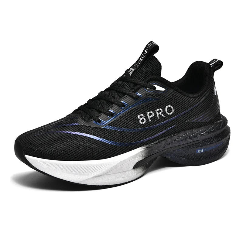 أحذية رياضية صيفية جديدة للرجال 2025، أحذية جري شبكية منسوجة قابلة للتنفس وخفيفة الوزن، أحذية كاجوال ممتصة للصدمات للنساء