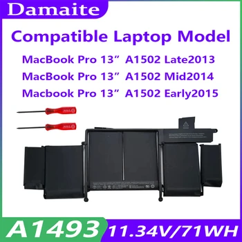 A1493 배터리 원본 Apple MacBook A1502 Pro 13 